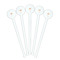 Sewing Time White Plastic 7" Stir Stick - Round - Fan View