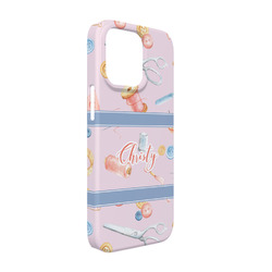 Sewing Time iPhone Case - Plastic - iPhone 13 (Personalized)