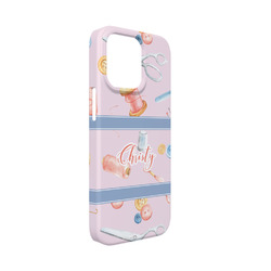 Sewing Time iPhone Case - Plastic - iPhone 13 Mini (Personalized)