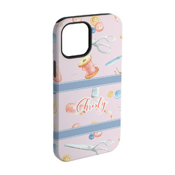 Sewing Time iPhone Case - Rubber Lined - iPhone 15 Pro (Personalized)