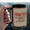 Farm Quotes 15oz. Black Mug - LIFESTYLE