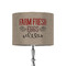 Farm Quotes 8" Drum Lampshade - ON STAND (Fabric)