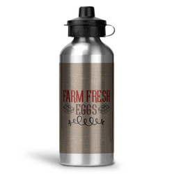 Farm Quotes Water Bottle - Aluminum - 20 oz