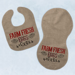 Farm Quotes Baby Bib & Burp Set