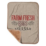 Farm Quotes Sherpa Baby Blanket - 30" x 40"