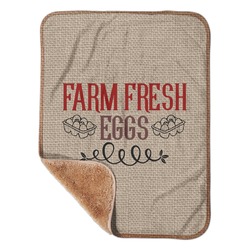 Farm Quotes Sherpa Baby Blanket - 30" x 40"