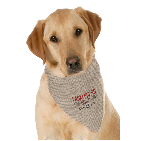 Custom Farm Quotes Dog Bandana Scarf