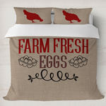 Farm Quotes Duvet Cover Set - King