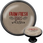 Farm Quotes Cabinet Knob (Black)