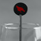 Farm Quotes Black Plastic 5.5" Stir Stick - Round - Main