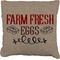 Farm Quotes Burlap Pillow 24"