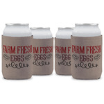 Farm Quotes Can Cooler (12 oz) - Set of 4