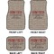 Farm Quotes Car Floor Mats Set (2F + 2B)