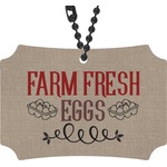 Farm Quotes Rear View Mirror Ornament