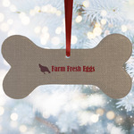 Farm Quotes Ceramic Dog Ornament