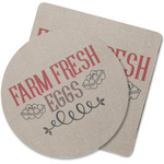 Farm Quotes Rubber Backed Coaster