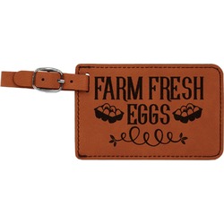 Farm Quotes Leatherette Luggage Tag