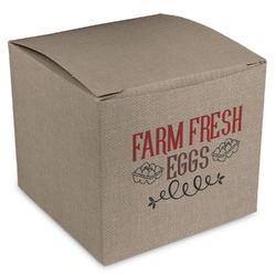 Farm Quotes Cube Favor Gift Boxes