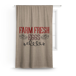 Farm Quotes Curtain Panel - Custom Size