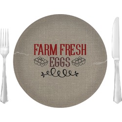 Farm Quotes Glass Lunch / Dinner Plate 10"
