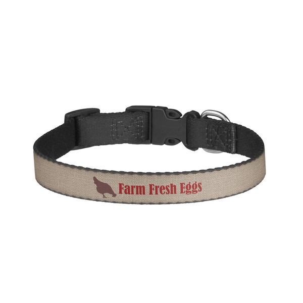 Custom Farm Quotes Dog Collar - Large (Personalized)