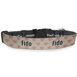 Farm Quotes Deluxe Dog Collar - Double Extra Large (20.5" to 35") (Personalized)