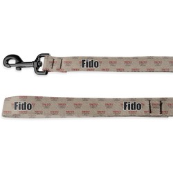 Farm Quotes Dog Leash - 6 ft (Personalized)