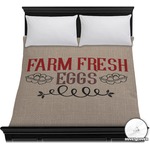 Farm Quotes Duvet Cover - Full / Queen