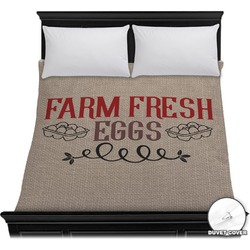 Farm Quotes Duvet Cover - Full / Queen