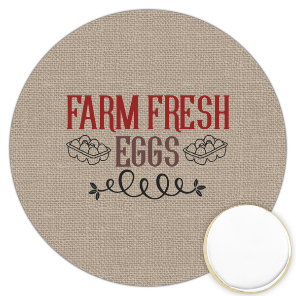 Custom Farm Quotes Printed Cookie Topper - 3.25"