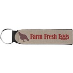 Farm Quotes Neoprene Keychain Fob (Personalized)