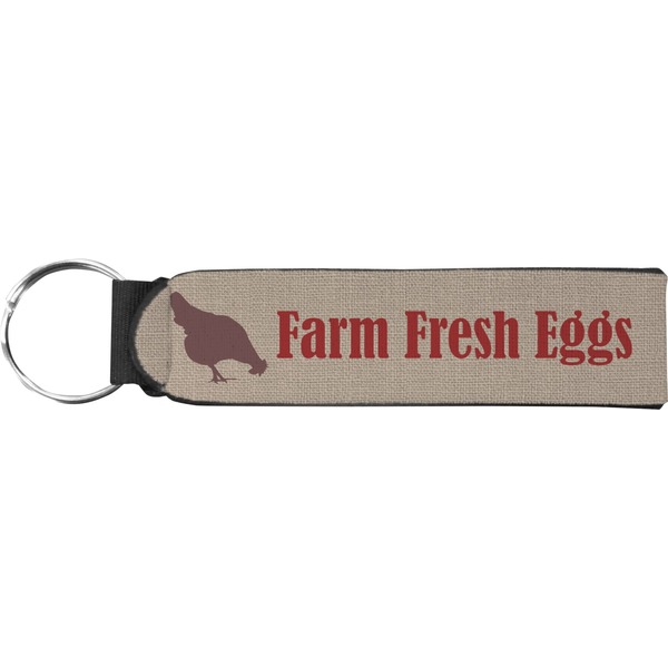 Custom Farm Quotes Neoprene Keychain Fob (Personalized)