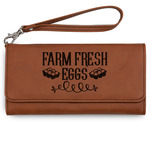 Farm Quotes Ladies Leatherette Wallet - Laser Engraved - Rawhide