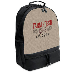 Farm Quotes Backpacks - Black