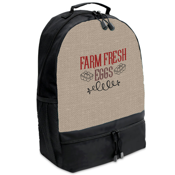 Custom Farm Quotes Backpacks - Black