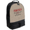 Farm Quotes Large Backpack - Black - Angled View