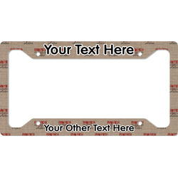 Farm Quotes License Plate Frame - Style A