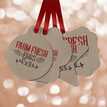 Farm Quotes Metal Ornaments - Double Sided