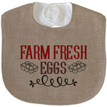 Farm Quotes Velour Baby Bib