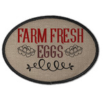 Farm Quotes Iron On Oval Patch