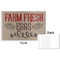 Farm Quotes Disposable Paper Placemat - Front & Back