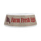 Farm Quotes Plastic Dog Bowls - Medium - FRONT