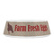 Farm Quotes Plastic Pet Bowls - Small - FRONT