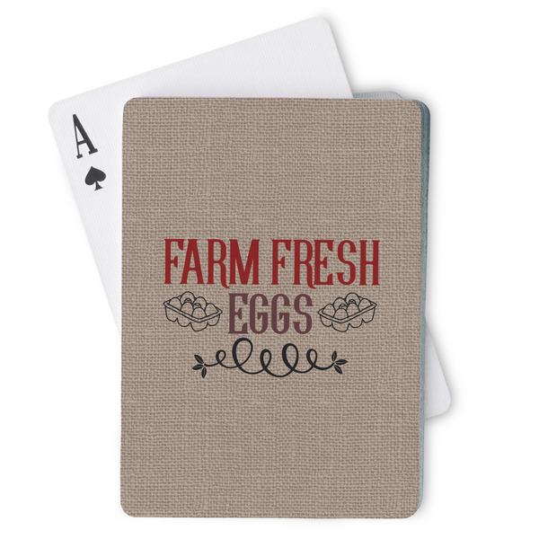 Custom Farm Quotes Playing Cards