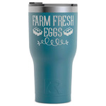 Farm Quotes RTIC Tumbler - Dark Teal - Laser Engraved - Single-Sided