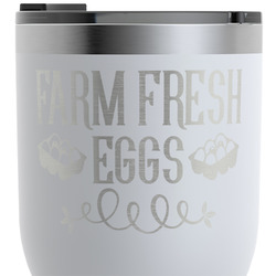 Farm Quotes RTIC Tumbler - White - Engraved Front & Back (Personalized)