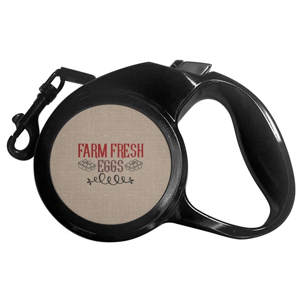 Custom Farm Quotes Retractable Dog Leash - Medium