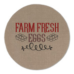 Farm Quotes Round Linen Placemat