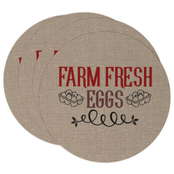 Farm Quotes Round Paper Coasters