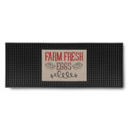 Farm Quotes Rubber Bar Mat